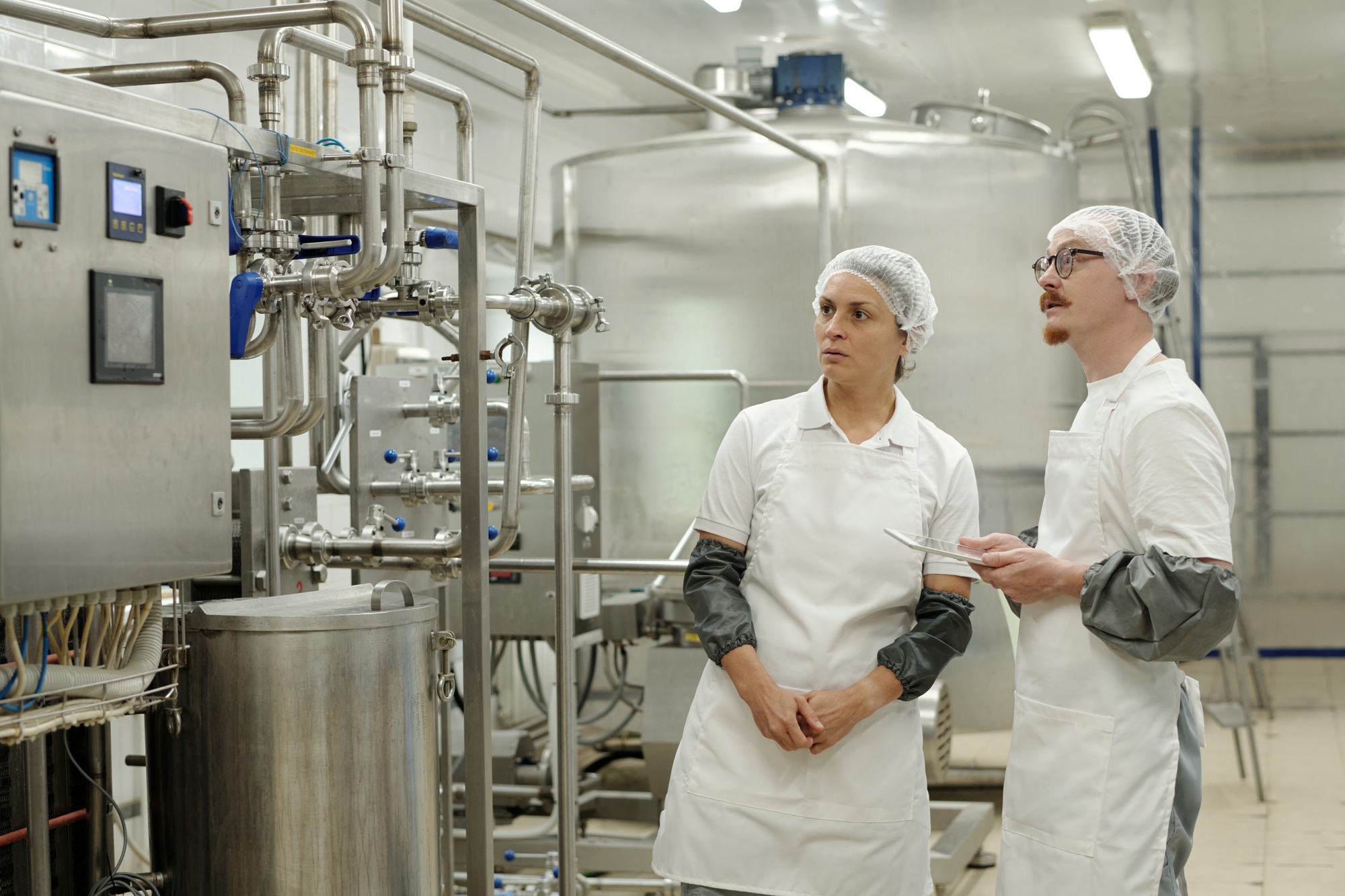 Observing Industrial Processes in Food Manufacturing Facility